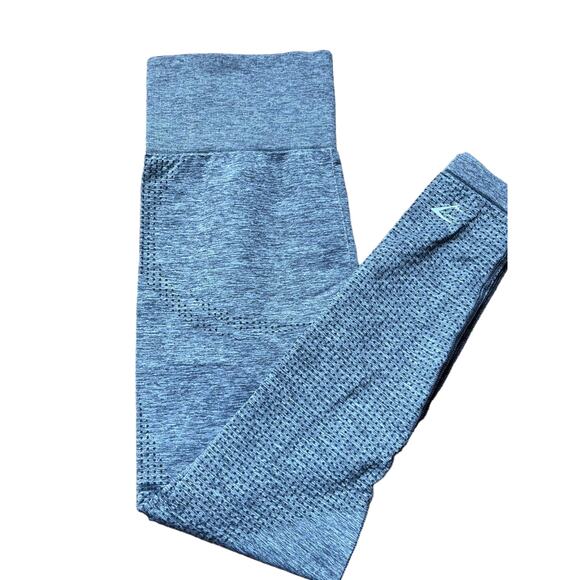 GYMSHARK VITAL SEAMLESS LEGGINGS IN DARK GRAY MARL-BNWOT - Picture 1 of 4